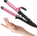 Travel Curling Iron Zavarea Upgraded 1 Inch Dual Voltage Curling Iron Lightweight 2 in 1 Hair Straightener and Curler 30S Fast Heating &amp Easy to Use Mini Flat Iron with Ceramic Barrel for Trav