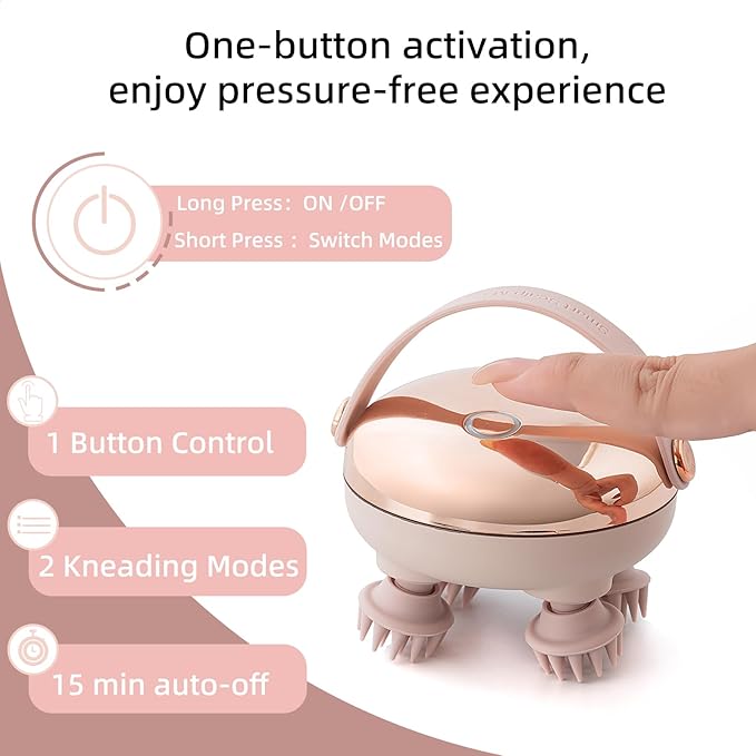 Electric Hair Massager Comb Multi-Function Scalp Massager Brush for Hairs Care 3 in 1 Scalp Massager for Hair Care Hair Growth Comb IPX7 Waterproof Portable for Home &amp Travel