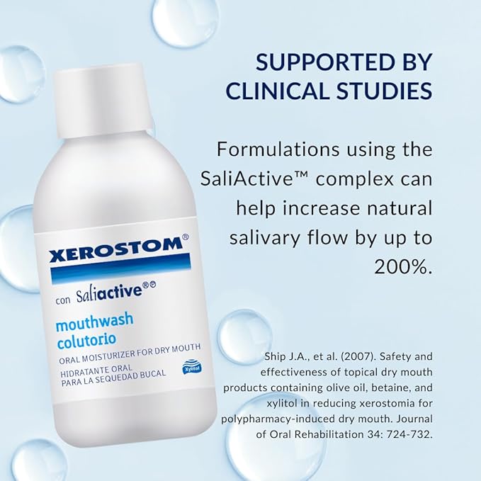 With Saliactive For Dry Mouth Or Xerostomia Mouthwash 250ml