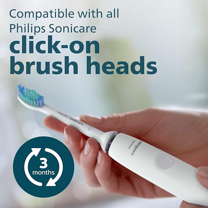 Philips Sonicare HX3411/05 Electric Toothbrush DailyClean 1100 with QuadPacer &amp Smartimer - (Mint Blue)