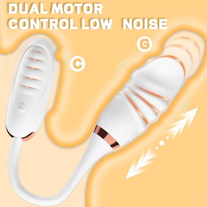 Wearable Vibrating Massager - Double Head Relaxes Muscles 9 Speeds Viboators Toy- Electric Foot Silent Personal for Sports Massage Tools Relaxation PW001 (Medium)