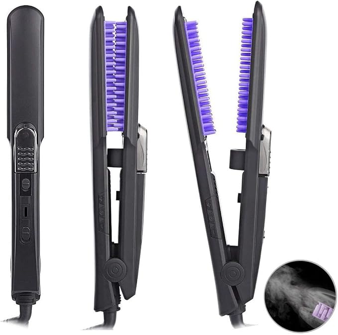 Hair Straightener Flat Iron with Ceramic Plates Temperature Controls 6 ft Cord