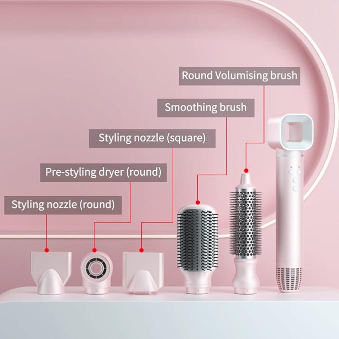 Hair Dryer with Comb 1200W High-Speed Blow Dryer for Women with 5 Temps &amp 3 Speeds Professional Hair Dryer with Diffuserfor Home Travel Salon Use
