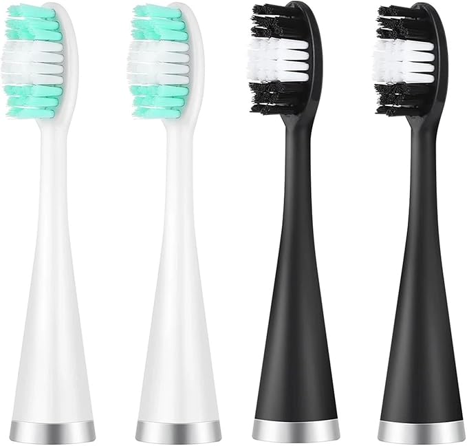 3/6pcs Replacement Toothbrush HeadsCompatible for H156/M07/HC09 Smart Electric Tooth Brush Heads Bristle Nozzle(6PCS)