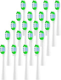 Replacement Brush Heads Compatible with Laifen LF10 Electric Toothbrush Replacement Heads Toothbrush Heads(20PCS)