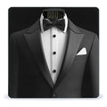 Smart Scale for Body Weight Automatic Switch Digital Bathroom Weighing Scale Black Tuxedo