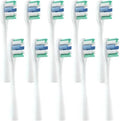 10pcs ReplacementCompatible for Usmile Y1/U1/U2 Toothbrush Heads Tooth Clean Brush Nozzles(10WhiteBlueF)