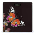 Pretty Butterfly Weight Scale Digital Electronic Scales Bathroom Scale Larg LCD Backlight Display High Precision MeasurementsTempered Glass