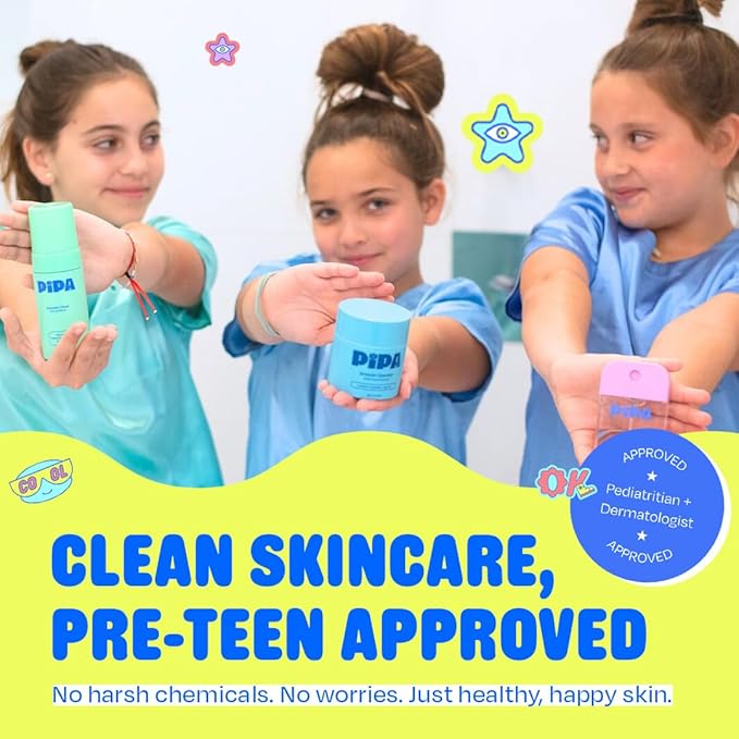 Pipa Sun-Sational 100% Mineral Daily Sunscreen SPF 30 50 ml | Liquid Everyday Face Lotion with Zinc Oxide | Unscented &amp Gentle for Sensitive Skin | Kids &amp Tweens Skin Care Easter Basket Stuff