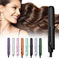 Upgrade 2 in 1 Mini Curling Wand &amp Flat Iron Hair Straightener Portable Travel Curling Wand for Women Short Hair Hair Straightener