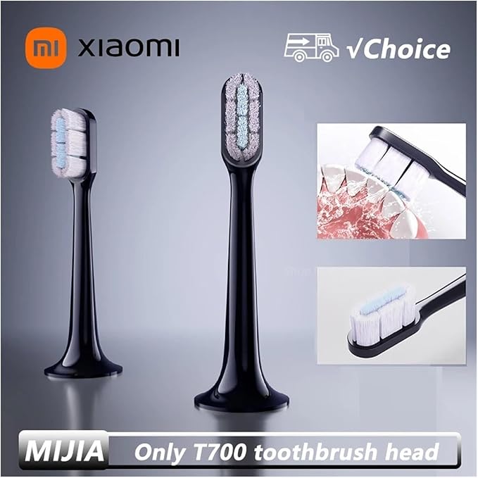 Compatible Toothbrush Head T700 Sonic Electric Waterproof Soft Health Replacement Bristles 2/4/6Pcs(6pcs)