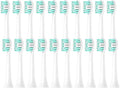 for HX6520 HX6530 HX6711 HX6712 HX6721 HX6730 HX6731 HX6732 HX6761 Replacement DuPon Toothbrush Soft Bristle Brush Heads(20pcs)