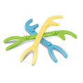 Practicon Floss-Hands Reusable Dental Floss Holder Two Angles at Once Individually Packaged Bulk Pack of 50