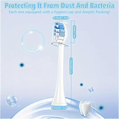 16Pcs Replacement Toothbrush Heads Compatible for 4100 6500 6100 7500 5300 1100 Brush Head(16pcs Green)