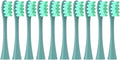 Replacement Brush Heads for Oclean X PRO Elite/Flow/F1/One/X/All Series Sonic Electric Toothbrush Dupont Blue Green Soft Bristle(10 Green)