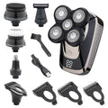 Head Shavers for Bald Men 5 In 1 Bald Head Shaver Electric Razor For Men LED Display Nose Hair Beard Trimmer Clippers Facial Cleansing Brush USB Rechargeable