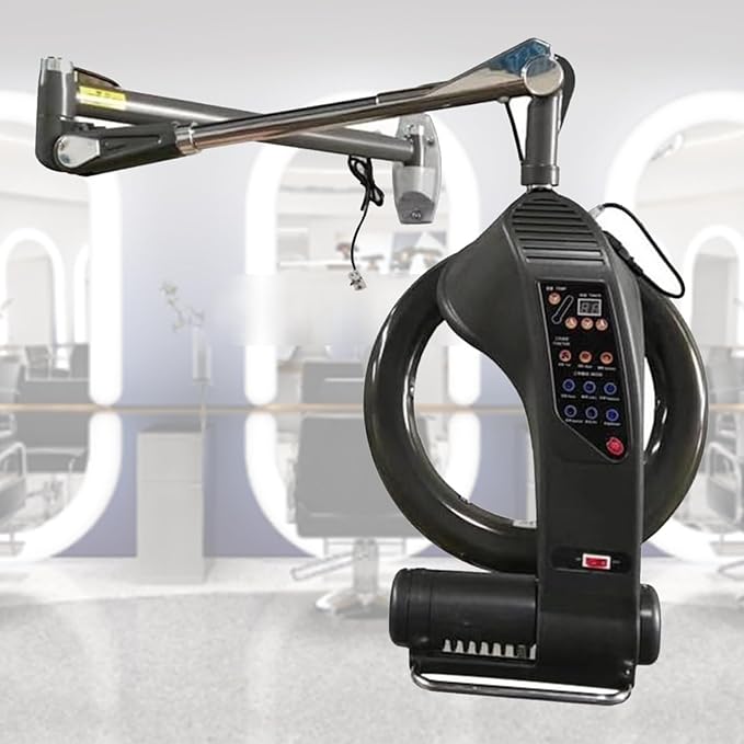 Salon Orbiting Hair DryerProfessional Blow DryersDigital Control Infrared Hair Color Perm ProcessorAdjustable Timer and Temperaturefor Hair Care perming Heating Baking Hanging
