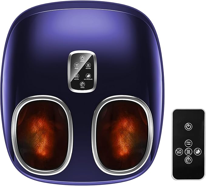 Foot Massager Machine Relieve Fatigue Deep Tissue Massage for Plantar Fasciitis Gift for mom and dad