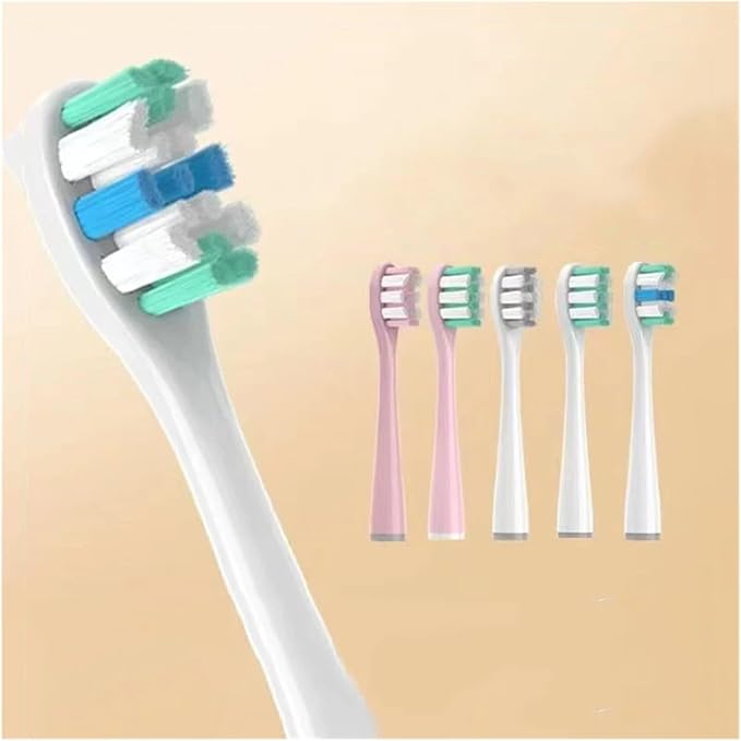 10/20PCS Toothbrushes HeadCompatible for Usmile Y1S/Y4/U1/U2/U3/P1/P4 Soft Sonic Electric Toothbrush Clean(White)