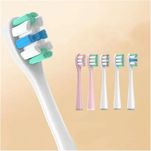 10/20PCS Toothbrushes HeadCompatible for Usmile Y1S/Y4/U1/U2/U3/P1/P4 Soft Sonic Electric Toothbrush Clean(Brown)