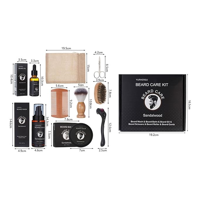 2/3/9Pcs Men's Grooming Essential Beard Care Set Unique Grooming Accesories Adult Him Husband Boyfriend Son Dad