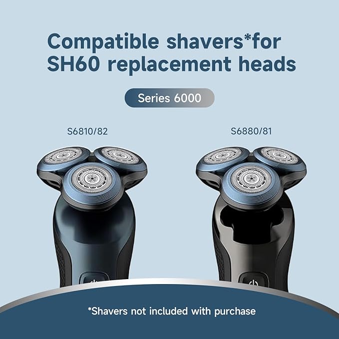 6P SH60 Replacement Heads for Series 6000 (S6xxx) S6880/81 S6810/82 S6850/85