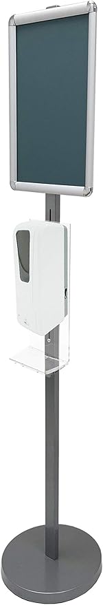 FixtureDisplays Hand Sanitizer Stand Portable Stand Soap Dispenser Cleaner Automatic Hand Free 10050NEW+15221