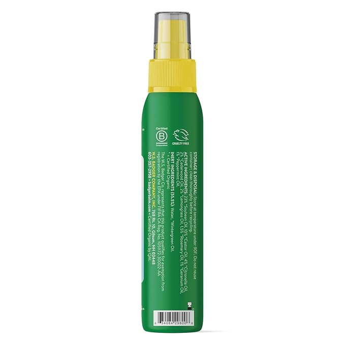 Badger Mineral Sunscreen &amp Bug Spray Combo - SPF 40 Reef Safe Sport Sunscreen w/Zinc Oxide &amp DEET-Free Natural Insect Repellent