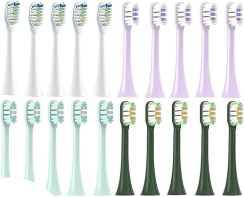 14 PCSCompatible for SOOCAS X3S Replacement Toothbrush Heads X3U/X3Pro/D2/ D3S/D5 Electric Soft Bristle Nozzles(14 Black)