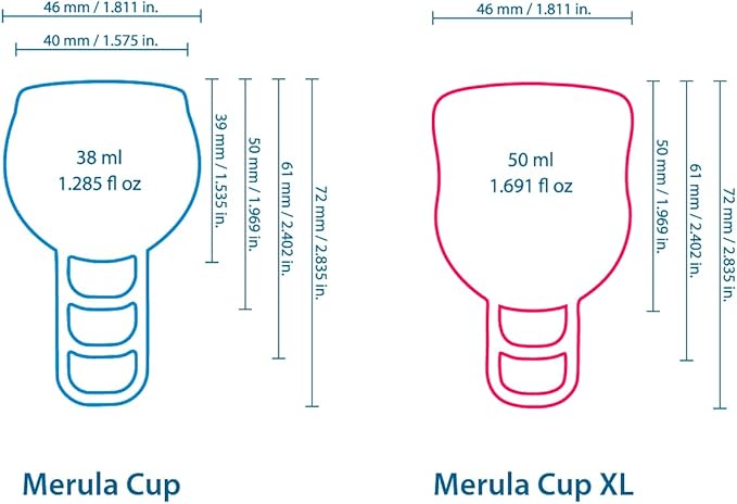 Merula Cup Mermaid (Blue) - The One-Size Menstrual Cup