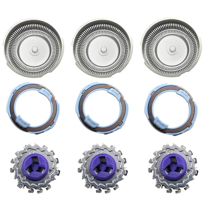2024 Upgraded SP9800 /SH98/72 Silver Replacement Shaver Head For P-hilips Norelco Series 9000 Prestige - SH98/72 SP9820 and SP9860 razors