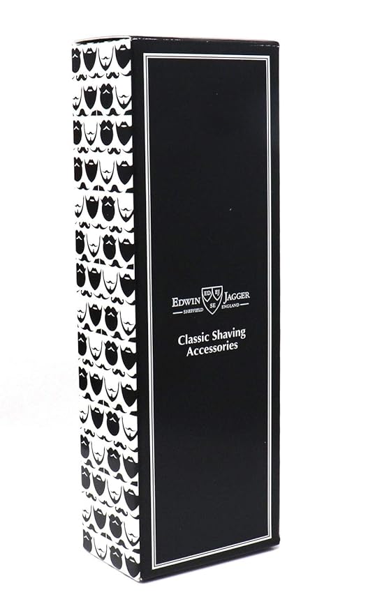 Edwin Jagger Plaza Imitation Black Marble Handle For A Gillette Mach3 Razor Cartridge (Imitation Ivory)