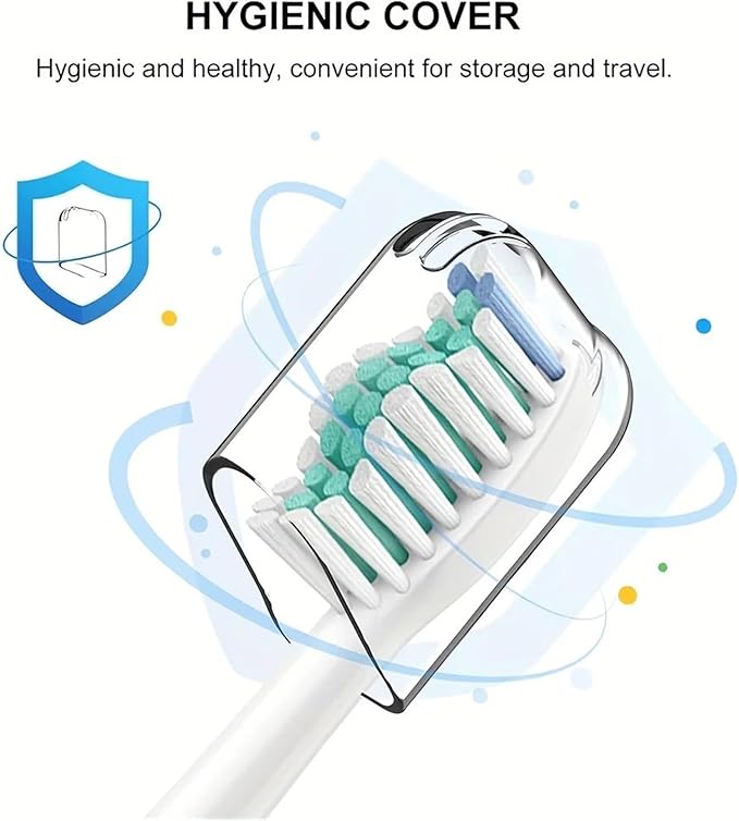 8/12/16/20PCS Electric Toothbrush Replacement Brush HeadCompatible for Philips HX3/6/9 Series Bl551(White 12pc)