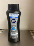 White Rain 3 in 1 Men's Collection Body Wash Ocean Wave (3 EA 22.5 oz ea 67.5 oz total)
