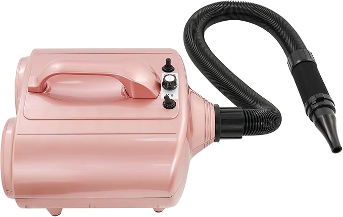Pet Grooming Hair Dryer 3600W Dual Motor Dog Dryer Blower with Adjustable Speed &amp Temperature High Velocity Pet Hair Dryer for Large &amp Small Dogs Includes Nozzles &amp Flexible Hose
