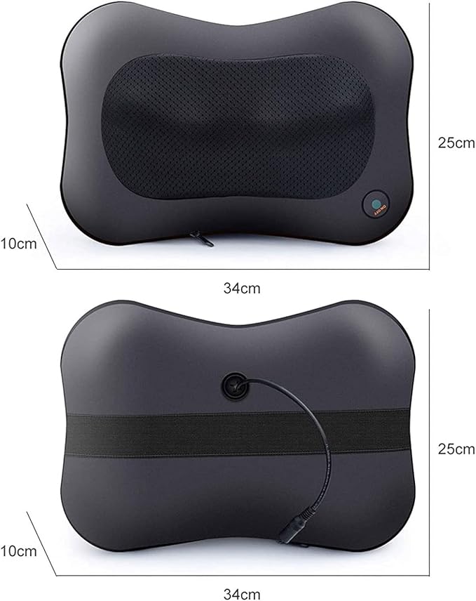 TOEWOE Back and Neck Massager with Heat Deep Tissue Kneading Massager Electric Back Massage Pillow for Back Neck Shoulders Legs Foot Body Muscle Pain Relief