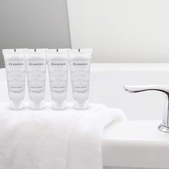 Travel Size Body Wash (1 fl oz 200 Pack) Refreshing Hotel Body Wash Mini and Small Size Body Wash Guest Hotel Toiletries in Bulk