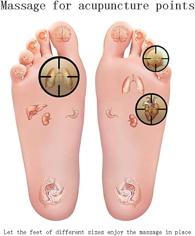 XUEPING Foot Massager Electric Foot Massage Machine Foot Massager Multifunction Constant Temperature Timing Heating Foot Kneading Machinered Gold White (Color : Gold)