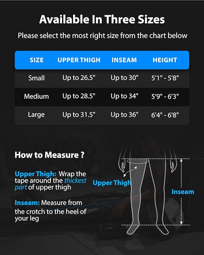 FIT KING Upgraded Full Leg Compression Massager Boots Professional Air Compression Recovery System for Circulation &amp Fast Athlete Recovery Cordless Rechargeable Recovery Boots (Small)