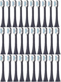 Compatible for T301 Replacement Toothbrush Heads 20/30PCS(Black -30pcs)
