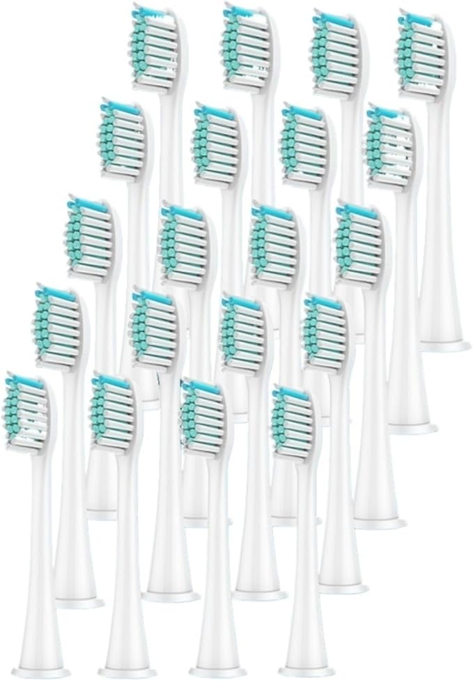 3Models Electric Toothbrush Head Compatible for with HX3/HX6/HX9 Series Models(20pcs White)