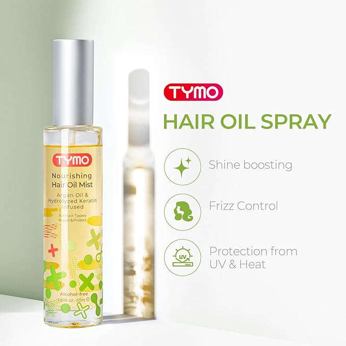 TYMO CURLPRO Automatic Curling Iron 1.25 + TYMO Argan Hair Oil Spray