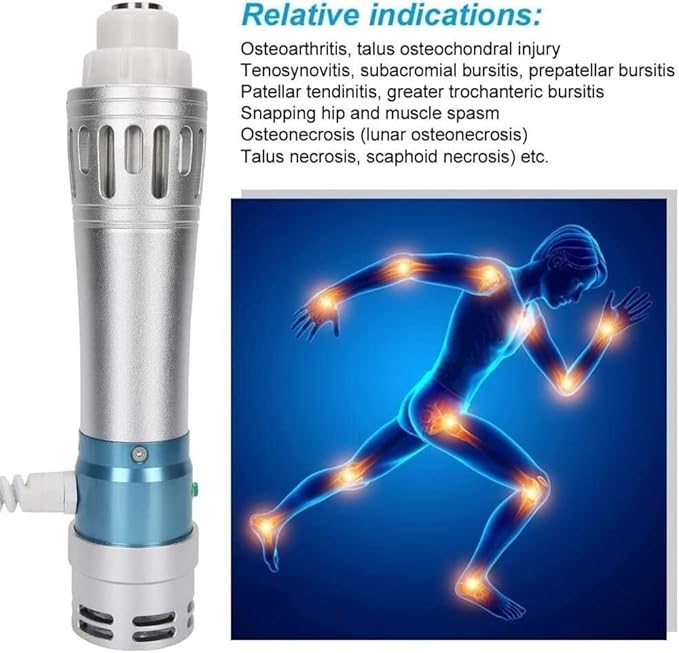 Professional ED Shockwave Therapy Machine Muscle Pain Relief Massager for Massage Body-Shaping for Neck Back Shoulder Foot
