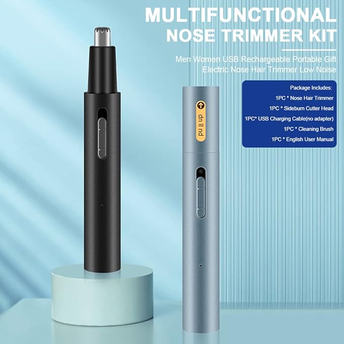 Easy Clean Ear USB Rechargeable Clippers Gift Electric Nose Hair Trimmer Multifunctional Home Sideburns Low Noise