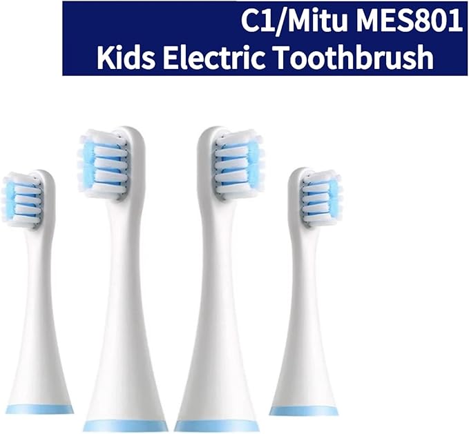 Replacement Toothbrush Heads Compatible for SOOCAS C1/MITU MES801/KAISHU/DR.BEI A7 Kids Electric Toothbrush Children Soft Nozzle(16PCS)