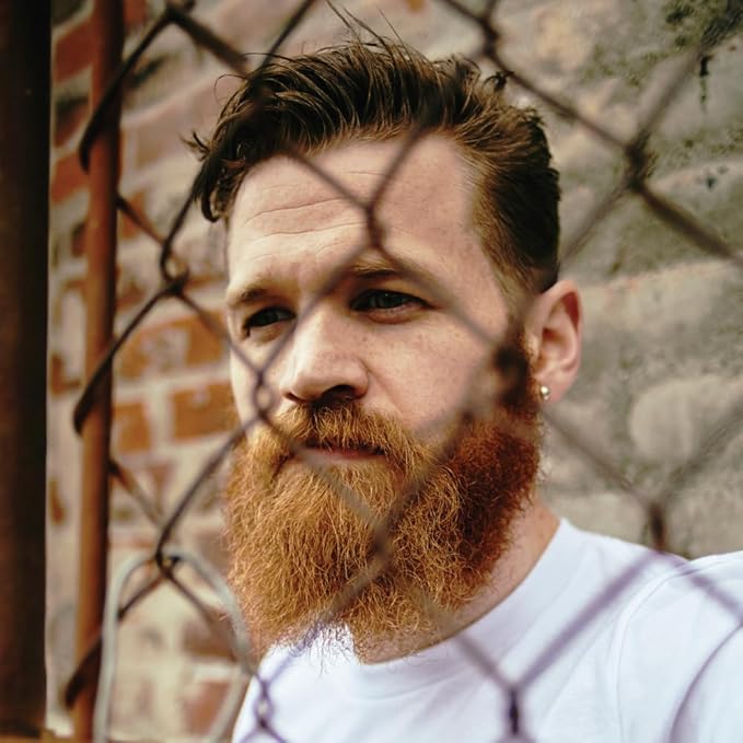 ZEUS Natural Beard Oil for Men Premium Grooming Oil to Soften Hydrate Condition &amp Control Frizz in Beard and Mustache (Made in USA) Sandalwood