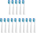 15pcs Toothbrush Heads ReplacementCompatible for Seago SG-507B/908/909/917/610/659/719/910/575/551/E9(15 White)