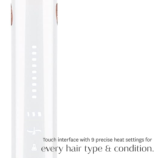 T3 Curl ID 1.25 Digital Ceramic Curling Iron with Smart Touch Interface &amp Interactive HeatID Technology for Automatic Heat Setting Personalization - Shiny Smooth Curls that Last