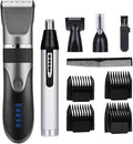 Hair Clippers for Men Professional Hair Clipper Ceramic Blade Men's Barber Haircut Rechargeable Nose Ear Beard Eyebrow Trimmer Electric Shaver