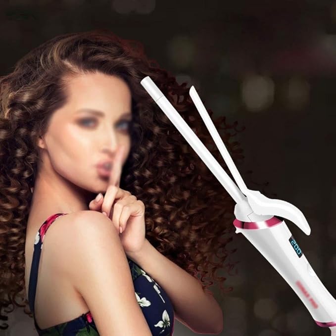 Professional Curling Iron Ceramic Curling Wand Roller Beauty Styling Tools with LCD Display 9mm Hair Curler